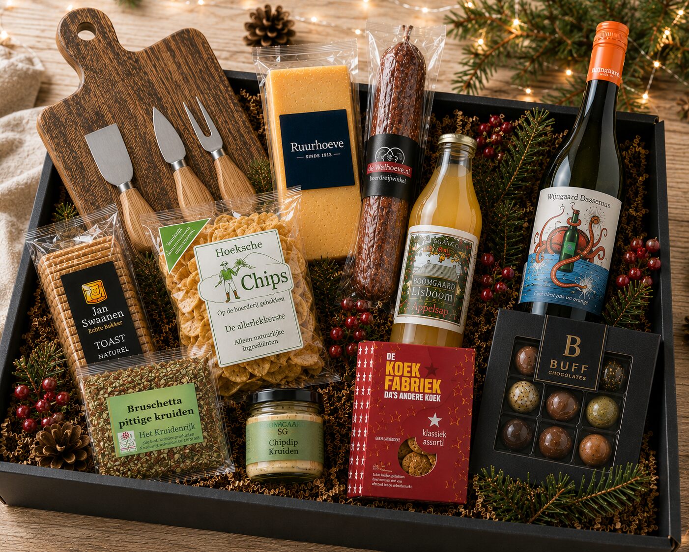 Kerstpakket Borrel